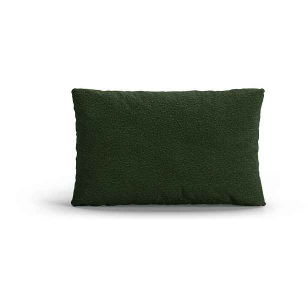Zelený polštář na gauč z textilie bouclé Poppy – Micadoni