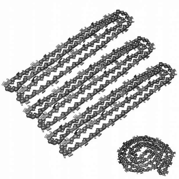 4x Pilový řetěz pro pilu 30 cm 3/8" 1,3 mm 56TG