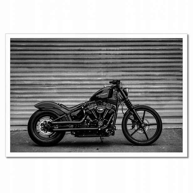 Plakáty v rámu 60x40 Harley Davidson Motocykl