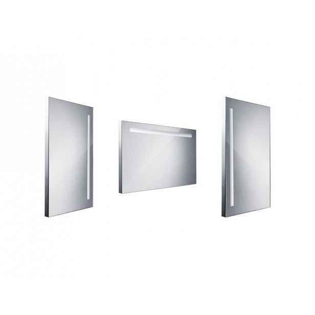 Zrcadlo bez vypínače Nimco 100x60 cm hliník ZP 1004