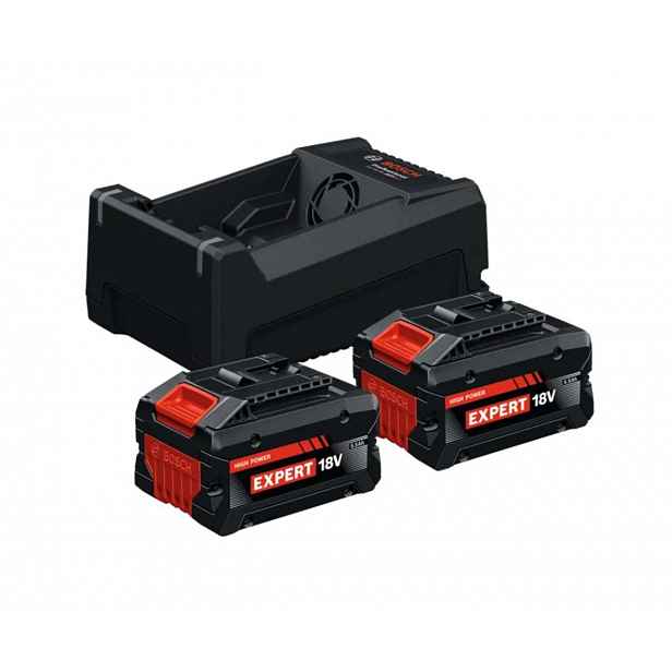 Bosch - Sada 8A nabíječky GAL 12V/18V-80 a 2x aku EXBA 18V-55 Li-Ion 5,5 Ah 1600A0373P
