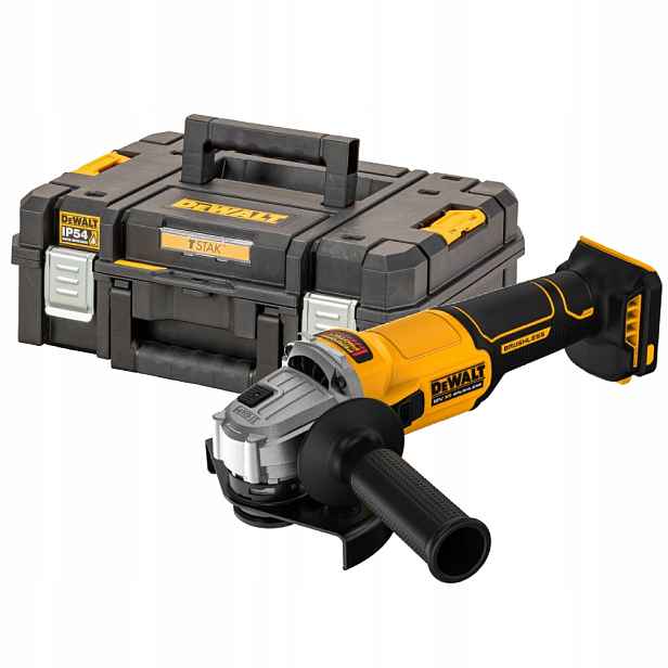 aku úhlová bruska, 125 mm, 18 V, Xr, Dewalt [DCG407NT-XJ]