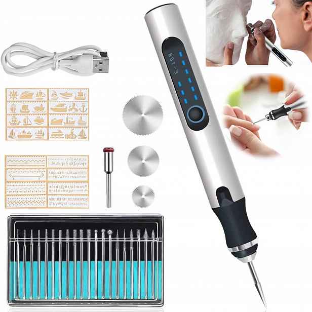Akumulátorová Mini Přesná Bruska Multitool Na Kov Příslušenství
