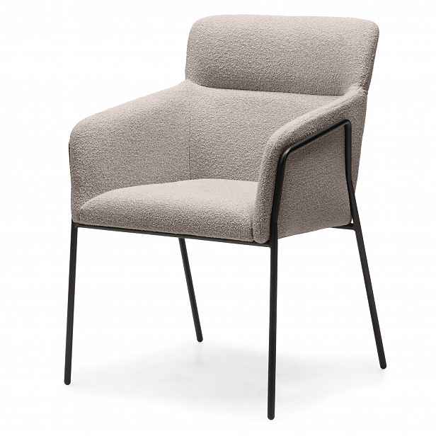 Béžové designové jídelní křeslo HELSINKI