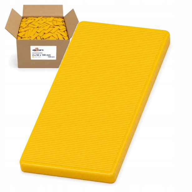 Distanční podložky pro zasklení 4x52x100 mm 1000 ks