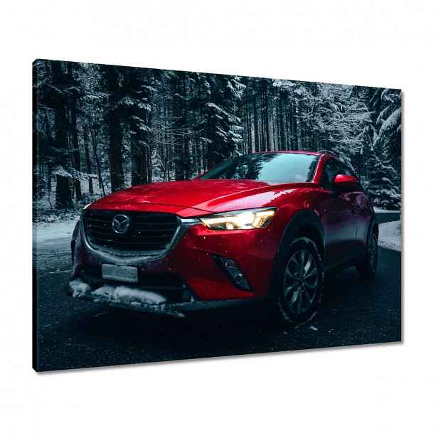 Obrazy 80x60 Červená Mazda Auto