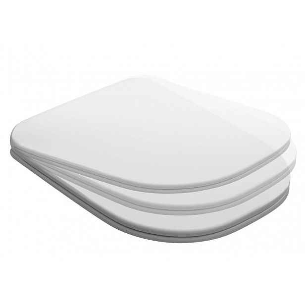 Sapho Kerasan Tribeca - WC sedátko, duroplast, Soft Close, bílá 519101