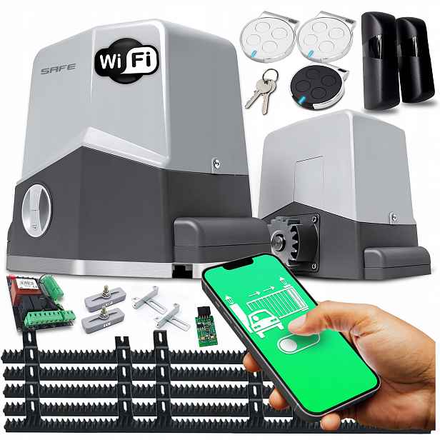 Set Pohon Pro Posuvnou Bránu Pohon dálkové ovládání 600 kg Wifi automatová lišta
