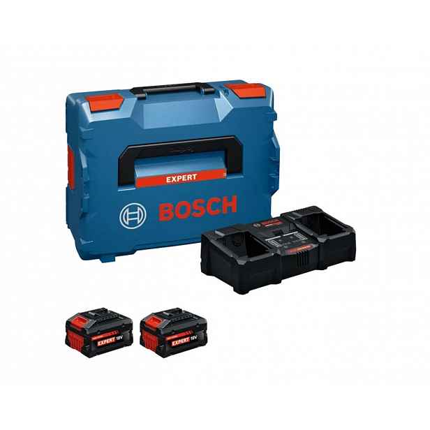 Bosch - Sada 16A nabíječky EXAL 18V2-320 a 2x aku EXBA 18V-80 Li-Ion 8,0 Ah 1600A0373X
