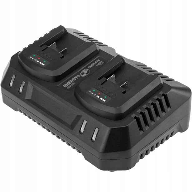Dvojitá Nabíječka Baterií Energy+ 58G085-1 – Graphite
