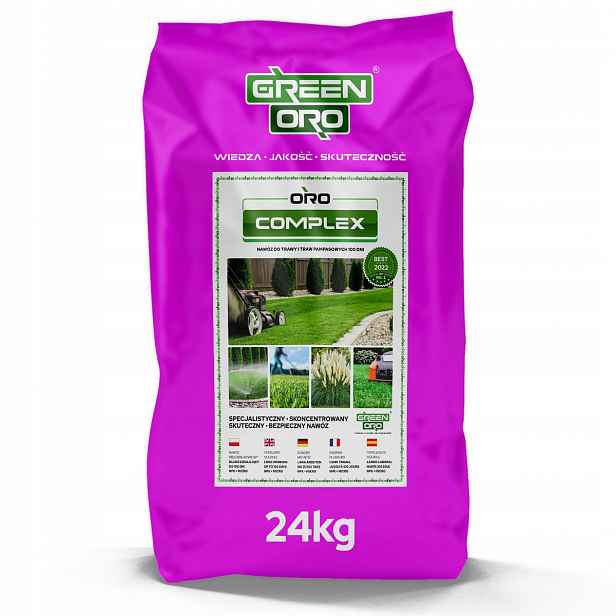 Hnojivo pro Trávy Trávník a hřiště na okrasné trávy Oro Complex 24 kg 800 m2
