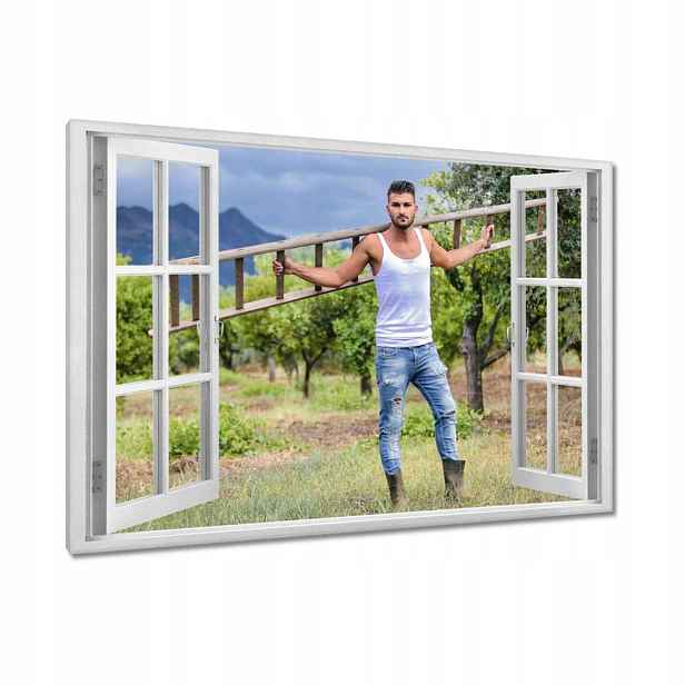 Obrazy 90x60 Chlap Muž Síla