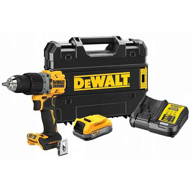 Dewalt DCD805E1T Aku Šroubovák 18V 90Nm 1,7Ah Nabíječka Kufr Tstak