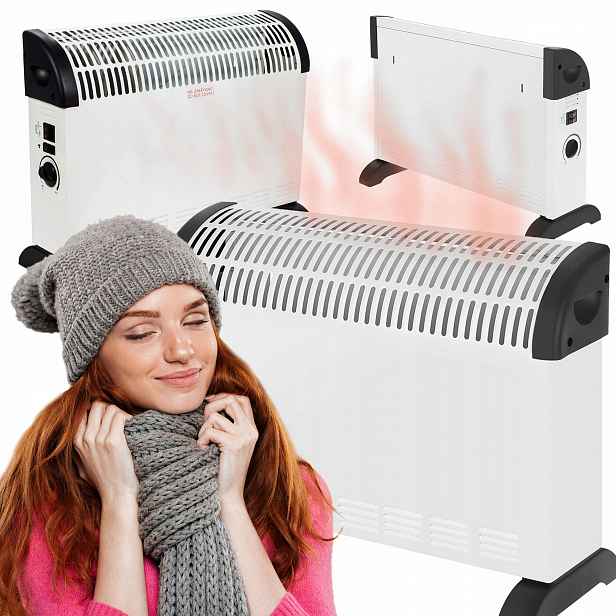 Elektrický Konvektorový Termostat 2000 W 3 Stupně Výkonu