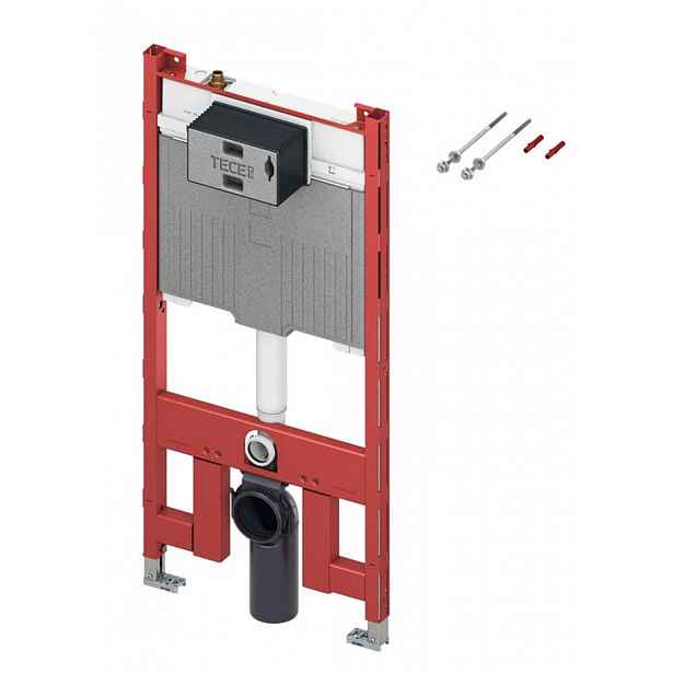 Tece TECEprofil - Předstěnová instalace pro závěsné WC s nádržkou Octa II, 8 cm, stavební výška 1,12 m 9300500