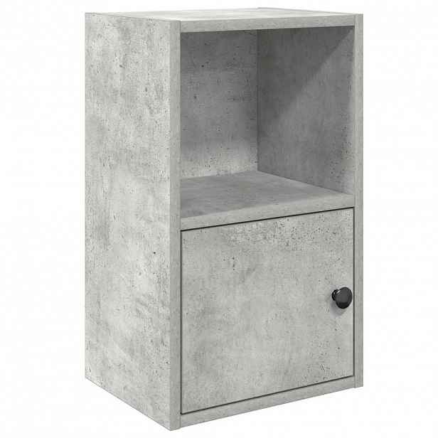vidaXL Knihovna betonově šedá 31x24x52 cm kompozitní dřevo