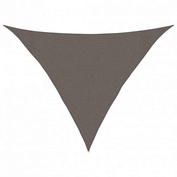vidaXL Stínící plachta 160 g/m² antracitová 3 x 3 x 4,2 m HDPE
