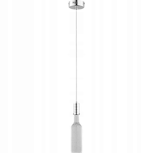 Alfa Závěsná lampa Bottle chrom/stříbrná Led 3W 120 cm