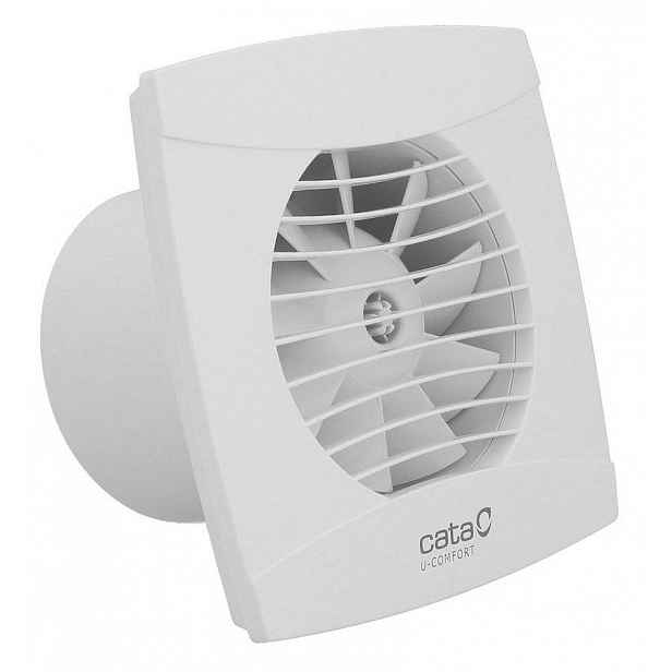 CATA - UC-12 T koupelnový ventilátor axiální s časovačem, 12W, potrubí 120, bílá 01300100