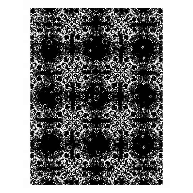 Fototapeta Černobílé ornamenty Geometrie Minimalismus 184x254 lepidlo