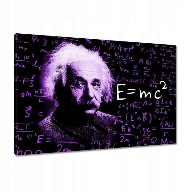 Obrazy 90x60 Fialový profesor