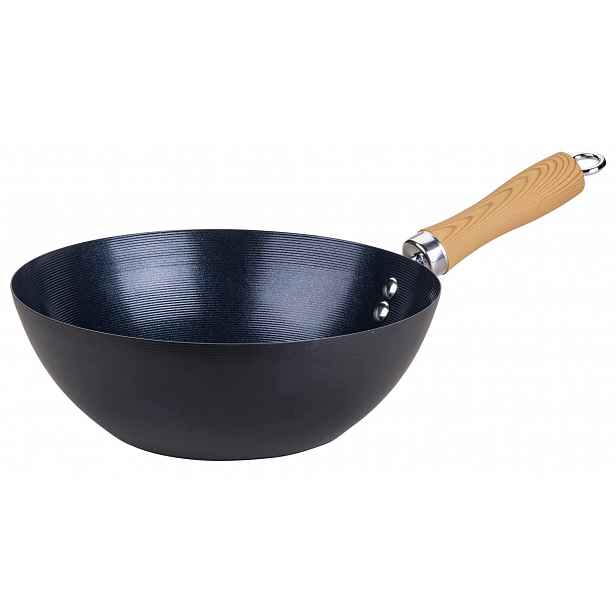 Pánev wok Fackelmann 26 cm ocel s uhlíkovým nepřilnavým povrchem