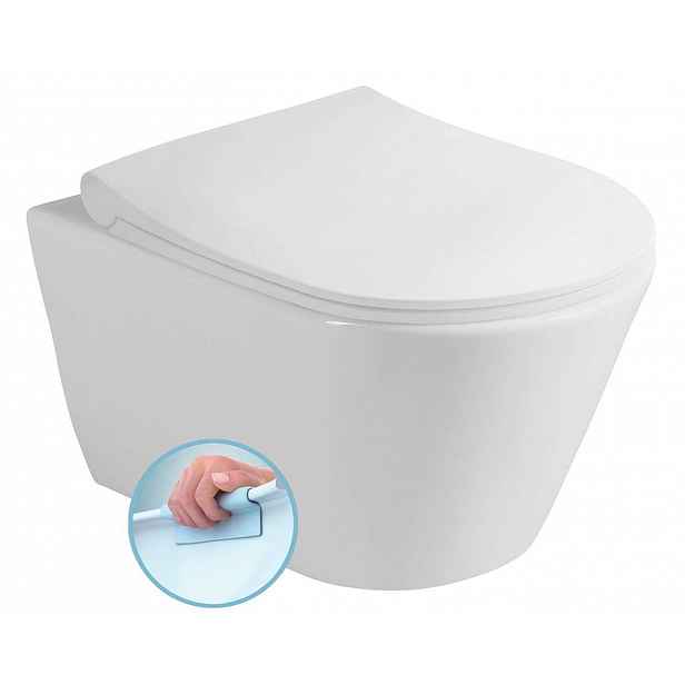 Sapho - WC závěsné Avva, Rimless, bílá 100314