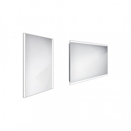 Zrcadlo bez vypínače Nimco 70x50 cm hliník ZP 11001