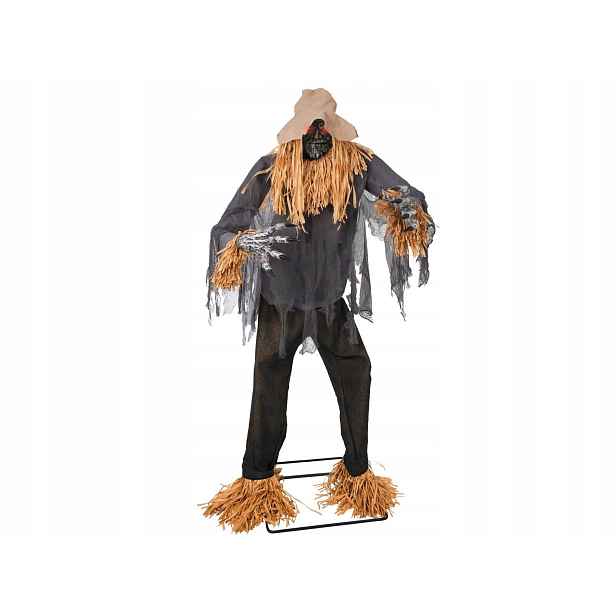 Halloweenská dekorace Strach na vrabce stojící 180 cm halloween