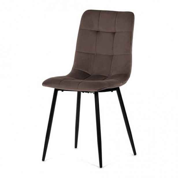 Jídelní židle Autronic hnědá látka CT-281 BR4