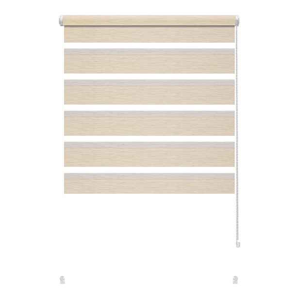 Krémová roleta den a noc 72,5x150 cm Zebra Silvalin – Gardinia
