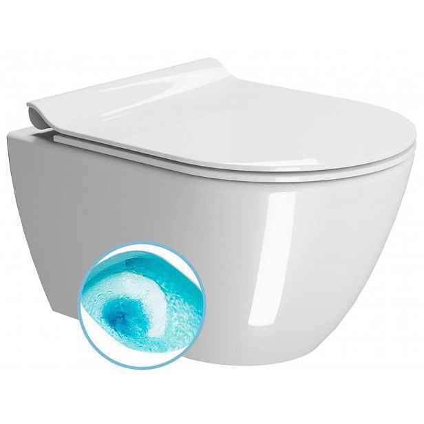 Sapho GSI Pura - Závěsné WC, splachování Swirlflush, ExtraGlaze bílá 881611