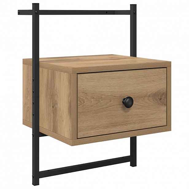 vidaXL Noční skříňka Artisanový dub 35 x 30 x 51 cm Kompozitní dřevo