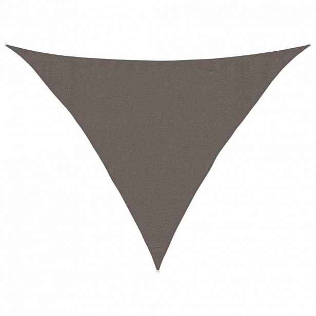 vidaXL Plachta proti slunci 160 g/m² antracitová 3,5x3,5x4,9 m HDPE