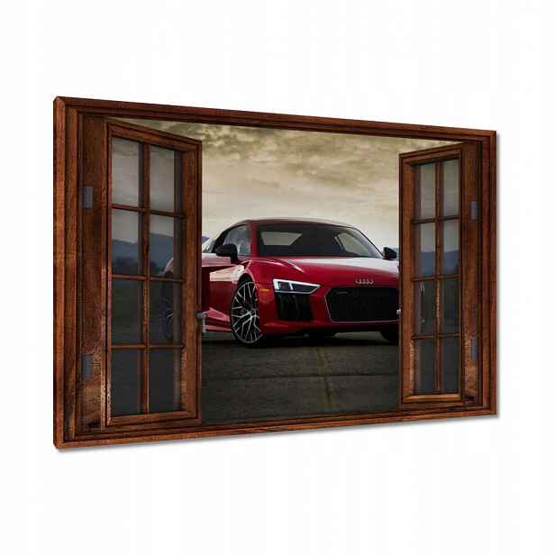 Obrazy 90x60 Červené Audi Auto