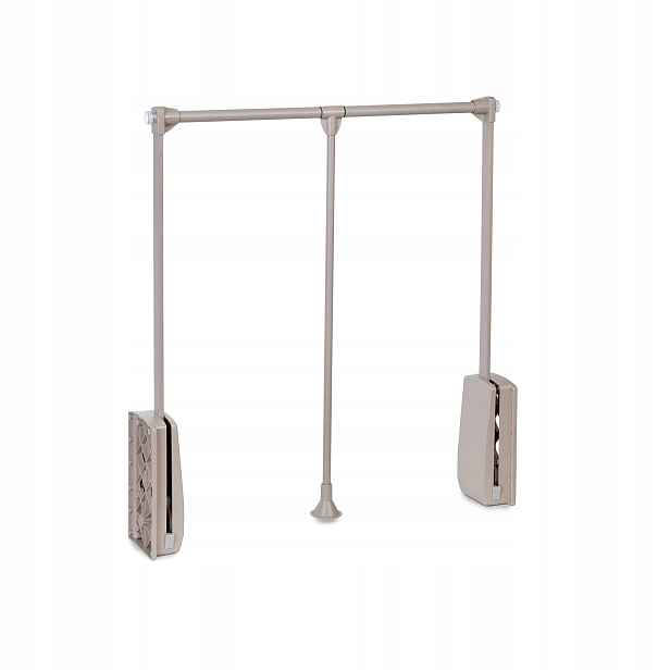 Emuca Pantograf Hang, upevnění na stěnu, regulace 45/60 cm, šedý kámen