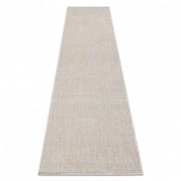 rugsX KOBEREC, běhoun SISAL SION A5165A Melanž ploché tkaní ecru / krém 60/300 cm