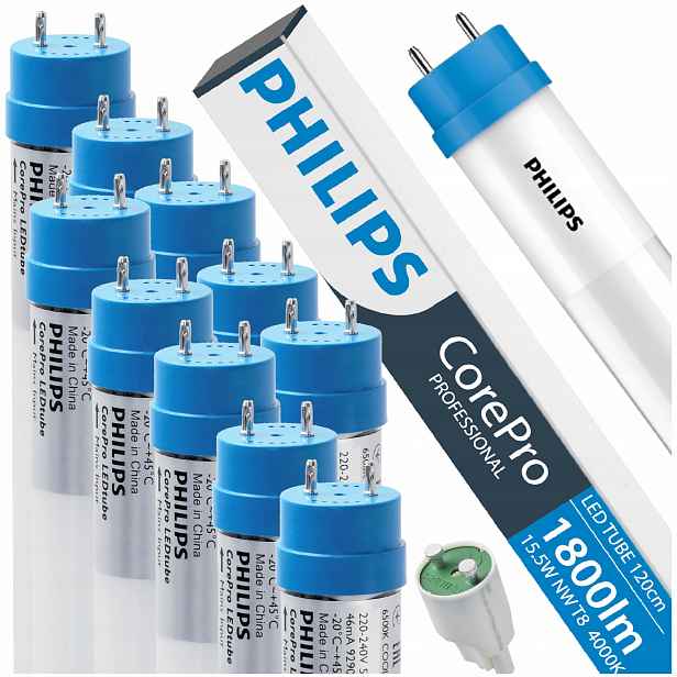 Tuba Led žárovka 120 cm 15.5 W 1800 lm Neutrální 4000K Philips CorePro 10x