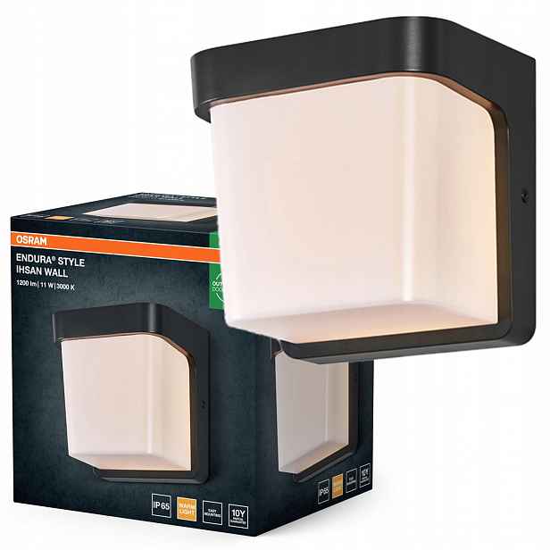 Zahradní nástěnné svítidlo Venkovní fasádní Led lampa 11W 550lm 3000K IP65 Osram