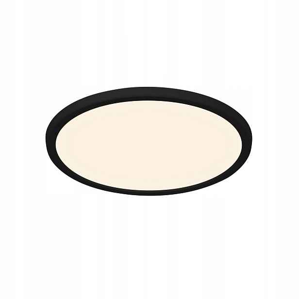 Stropní Svítidlo na omítku Černá Oja Led IP54 15W 1700lm Koupelna Nordlux