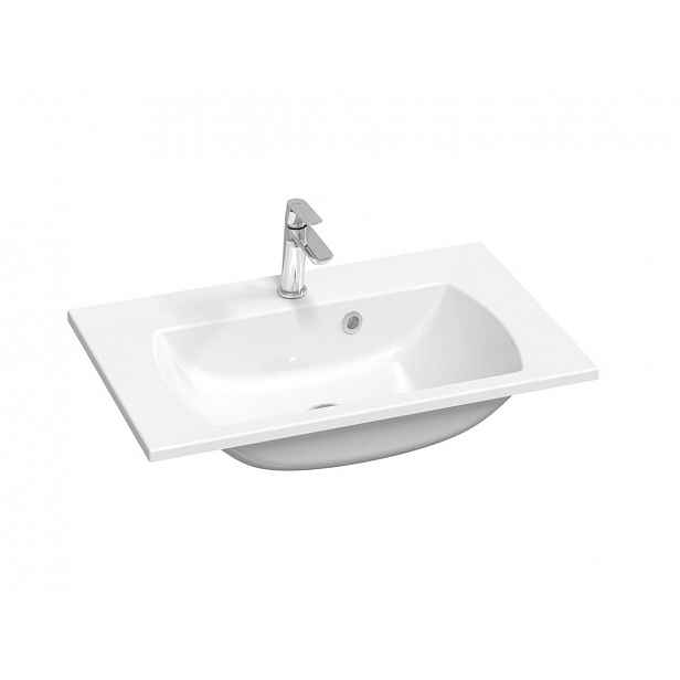 Umyvadlo Ravak Classic Slim 70x45 cm otvor pro baterii uprostřed XJX01170001