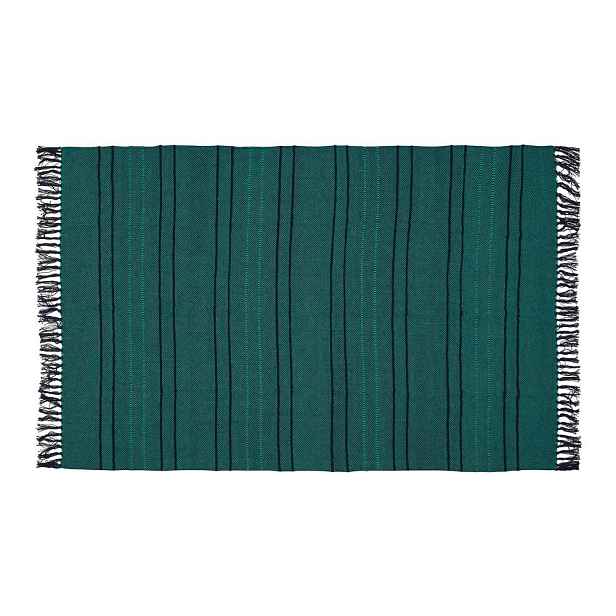 Zelená bavlněná deka 140x200 cm Tap – Hübsch