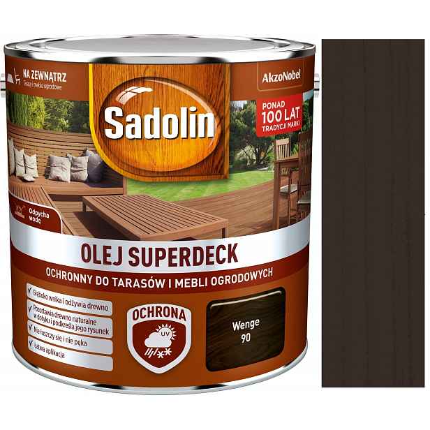 Sadolin Superdeck Olej Na Terasy 2,5 L Wenge