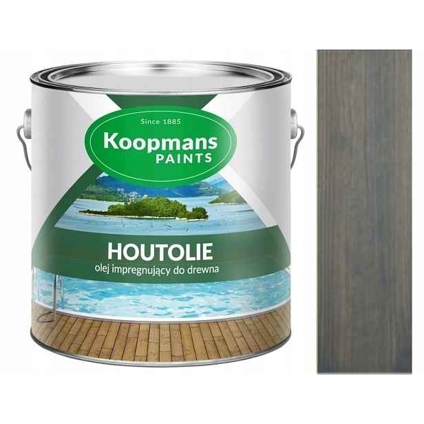 Koopmans Houtolie 5 L Impregnační Olej Na Dřevo 060 Šedý Skandinávský