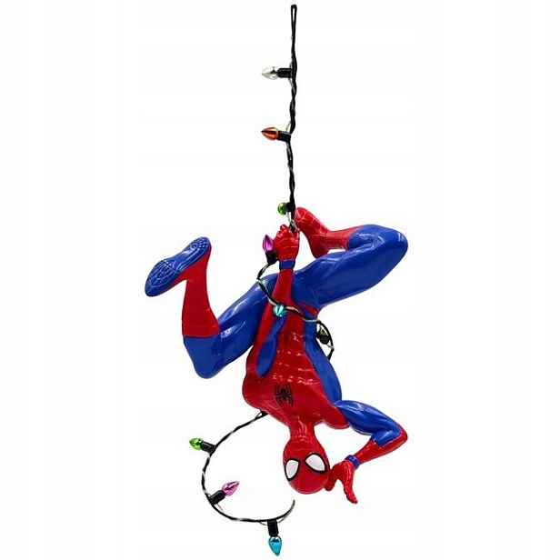 Marvel Vánoční ozdoba na stromeček Spider-Man na světýlkách, 20 cm