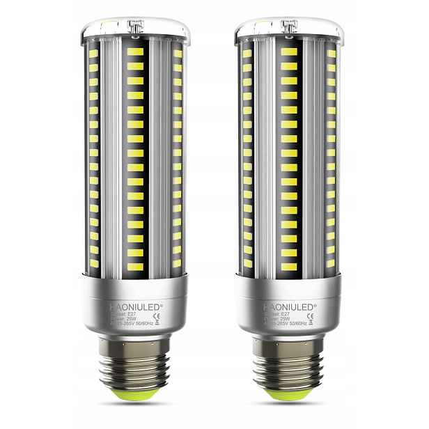 Sada 2 Kusů Led Žárovek Haoniuled E27 35W