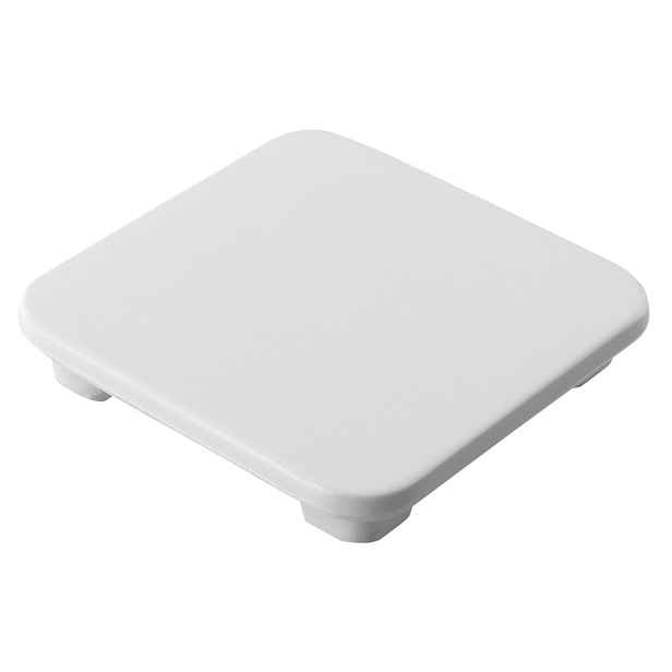 Sapho Kryt odadu 92x92mm, litý mramor, bílá