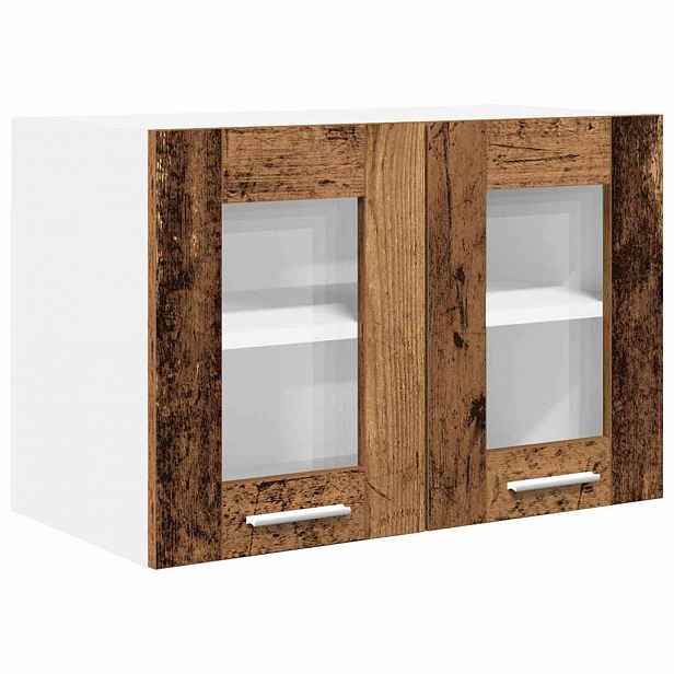vidaXL Závěsná skříňka Staré dřevo 60 x 31 x 40 cm Kompozitní dřevo