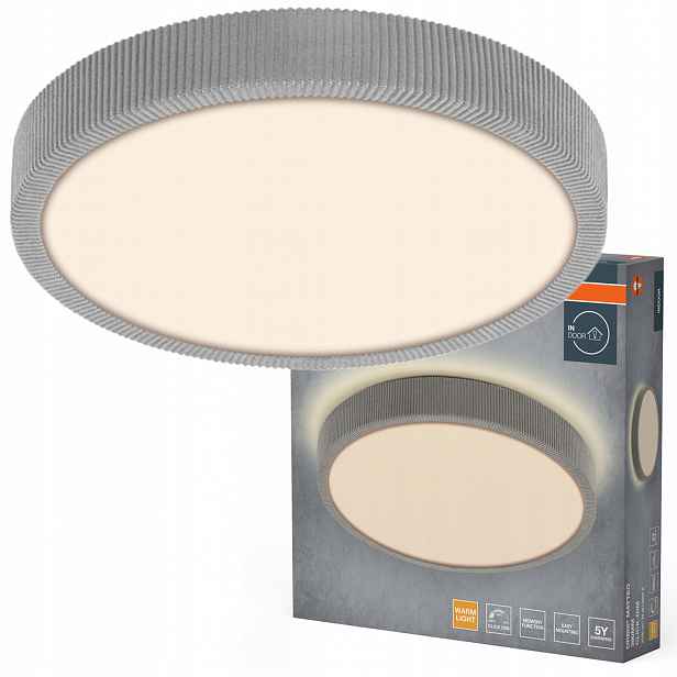Stropní Svítidlo Led nástěnné svítidlo 24W 1450lm 3000K Teplá šedá Orbis Osram
