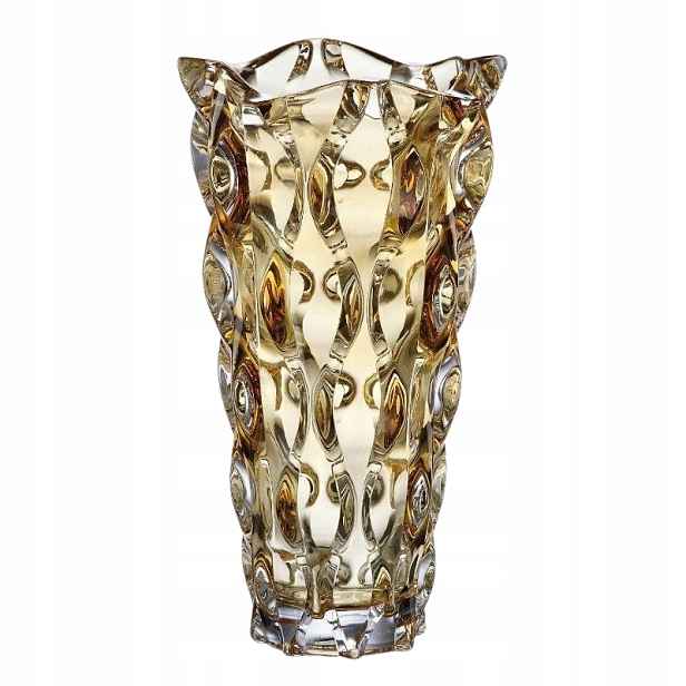 Bohemia Váza 305 mm Samba Amber Křišťál